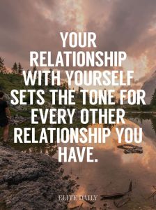 relationship with self